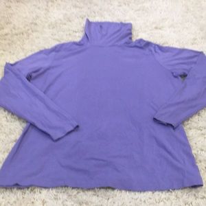Land’s End XL Purple Turtleneck
